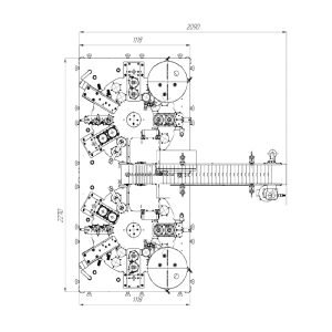 Two-lane two-carousel rotary filling machine