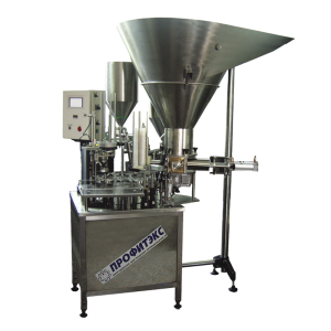 Filling machine for curd (farmer cheese)